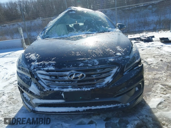 2017 Hyundai Sonata Sport with VIN 5NPE34AF8HH583245, listed as a IAAI auction lot 41841335 with 90,153 mi miles. Bid and sale history available at carsss.com. Image 12.