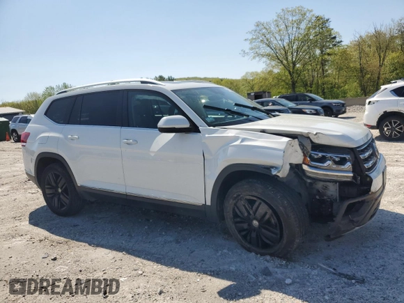 2018 Volkswagen Atlas SEL with VIN 1V2MR2CA4JC579242, listed as a Copart auction lot 56152485 with 97,362 mi miles and Salvage title. Bid and sale history available at DreamBid. Image 4.