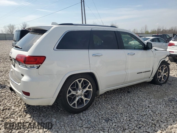 2020 Jeep Grand Cherokee Overland with VIN 1C4RJFCG4LC398526, listed as a Copart auction lot 54221205 with 122,046 mi miles and Salvage Title. Bid and sale history available at DreamBid. Image 3.