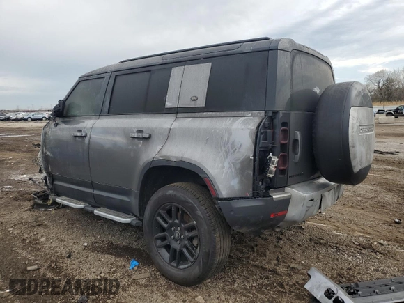 2022 Land Rover Defender S with VIN SALEJ7RX4N2091807, listed as a Copart auction lot 53558115 with Not provided miles and Salvage title. Bid and sale history available at DreamBid. Image 2.