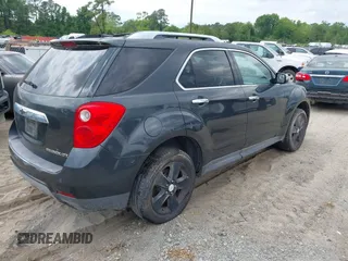 2013 Chevrolet Equinox LTZ with VIN 2GNALFEK1D1123980, listed as a IAAI auction lot 42110538 with 169,820 mi miles. Bid and sale history available at carsss.com. Image 4.