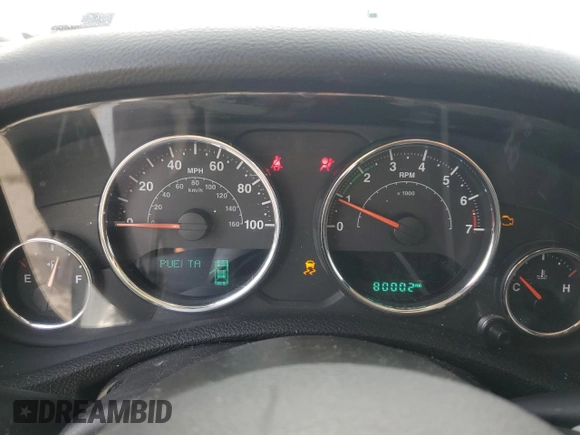 2018 Jeep Wrangler Sport S with VIN 1C4AJWAG1JL884708, listed as a Copart auction lot 82643804 with 80,002 mi miles and Salvage title. Bid and sale history available at DreamBid. Image 9.