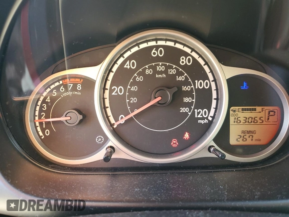 2014 Mazda 2 Touring z VIN JM1DE1LYXE0174854, wystawiony jako Copart lot #56712225 z przebiegiem 163 065 mil mil oraz Szkoda całkowita • Salvage title. Historia ofert i sprzedaży dostępna na DreamBid. Obrazek 9.