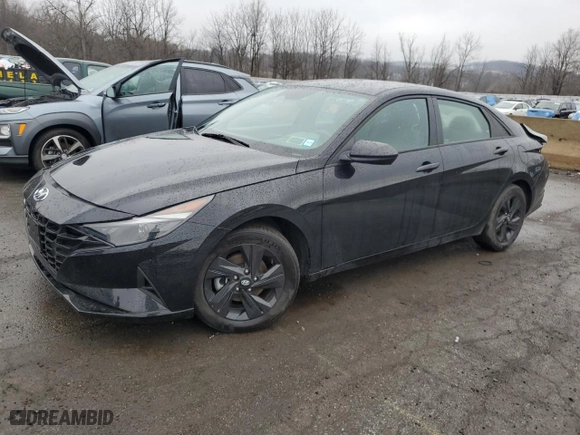 2023 Hyundai Elantra SEL with VIN KMHLM4AG9PU568704, listed as a Copart auction lot 50124215 with 21,804 mi miles and Salvage Title. Bid and sale history available at carsss.com. Image 1.