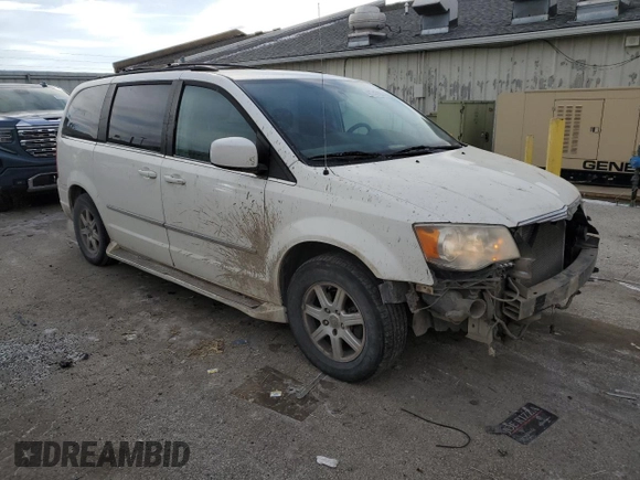 2010 Chrysler Town & Country Touring with VIN 2A4RR5D14AR214357, listed as a Copart auction lot 41743195 with 125,724 mi miles and Salvage Title. Bid and sale history available at carsss.com. Image 4.