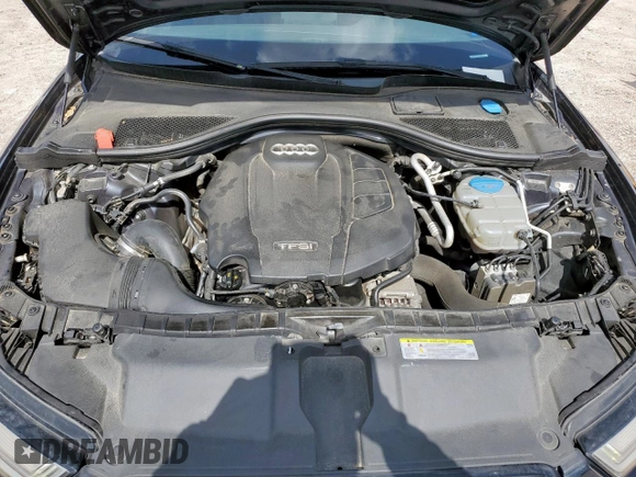 2017 Audi A6 Premium Plus with VIN WAUG8AFC6HN003673, listed as a Copart auction lot 65113635 with 114,714 mi miles and Salvage title. Bid and sale history available at DreamBid. Image 11.