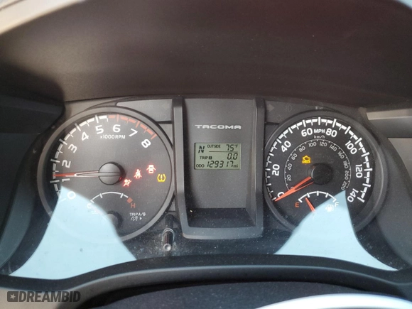 2017 Toyota Tacoma SR with VIN 5TFAX5GN3HX088415, listed as a Copart auction lot 46703015 with 129,317 mi miles and Salvage Title. Bid and sale history available at carsss.com. Image 9.