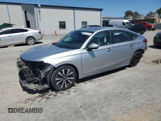 2022 Honda Civic EX-L z VIN 19XFL1H75NE001278, wystawiony jako Copart lot #52611975 z przebiegiem 58 706 mil mil oraz Szkoda całkowita • Salvage title. Historia ofert i sprzedaży dostępna na DreamBid. Obrazek 1.