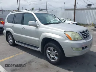2005 Lexus GX 470 z VIN JTJBT20X950086566, wystawiony jako IAAI lot #42380187 z przebiegiem 135 517 mil mil oraz . Historia ofert i sprzedaży dostępna na DreamBid. Obrazek 1.