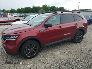 2022 Kia Sorento X-Line EX with VIN 5XYRHDLF4NG153246, listed as a Copart auction lot 58613285 with 24,631 mi miles and Salvage title. Bid and sale history available at DreamBid. Image 1.