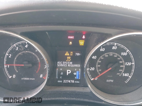 2012 Mitsubishi Outlander Sport SE with VIN JA4AR4AU2CZ004533, listed as a IAAI auction lot 41822155 with 227,478 mi miles. Bid and sale history available at carsss.com. Image 7.