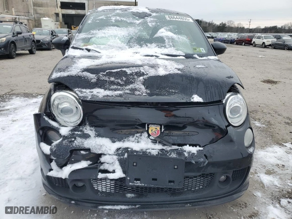 2015 FIAT 500 Abarth with VIN 3C3CFFFH4FT610060, listed as a Copart auction lot 88644855 with 122,242 mi miles and Clean Title. Bid and sale history available at carsss.com. Image 5.