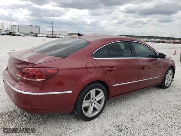 2015 Volkswagen CC R-Line with VIN WVWBN7AN7FE809424, listed as a Copart auction lot 76410534 with 60,815 mi miles and Salvage Title. Bid and sale history available at carsss.com. Image 3.