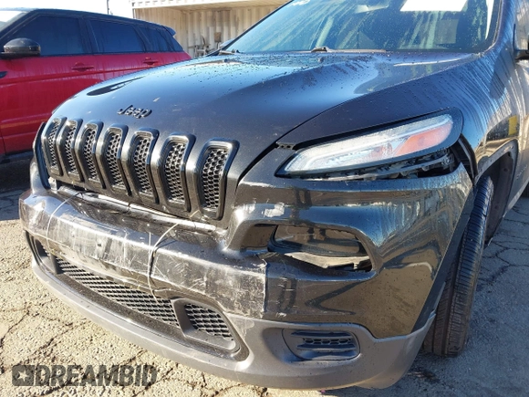 2016 Jeep Cherokee Sport with VIN 1C4PJLAB7GW312465, listed as a IAAI auction lot 41501414 with 133,047 mi miles and . Bid and sale history available at DreamBid. Image 6.