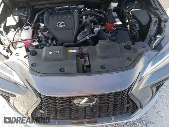 2023 Lexus NX with VIN 2T2KGCEZ5PC028594, listed as a Copart auction lot 70652074 with 17,692 mi miles and Salvage Title. Bid and sale history available at carsss.com. Image 12.