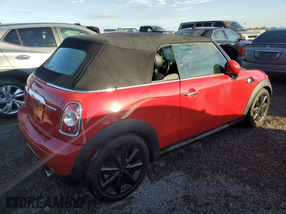 2014 MINI Convertible with VIN WMWZN3C5XET266498, listed as a Copart auction lot 77763074 with 76,680 mi miles and Non repairable. Bid and sale history available at DreamBid. Image 3.