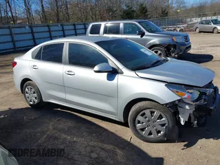 2022 Kia Rio S with VIN 3KPA24AD2NE447421, listed as a IAAI auction lot 41682873 with 52,963 mi miles. Bid and sale history available at carsss.com. Image 13.