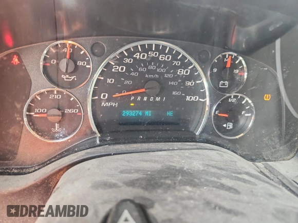 2010 Chevrolet Express Cargo with VIN 1GCZGFBG5A1132568, listed as a Copart auction lot 60449375 with 293,274 mi miles and Clean title. Bid and sale history available at DreamBid. Image 9.