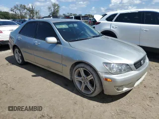 2005 Lexus IS 300 with VIN JTHBD192250100758, listed as a Copart auction lot 73828734 with Not Provided miles and Salvage Title. Bid and sale history available at DreamBid. Image 4.