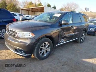 2015 Dodge Durango Limited with VIN 1C4RDHDG1FC800928, listed as a IAAI auction lot 41006287 with 48,008 mi miles and . Bid and sale history available at carsss.com. Image 17.