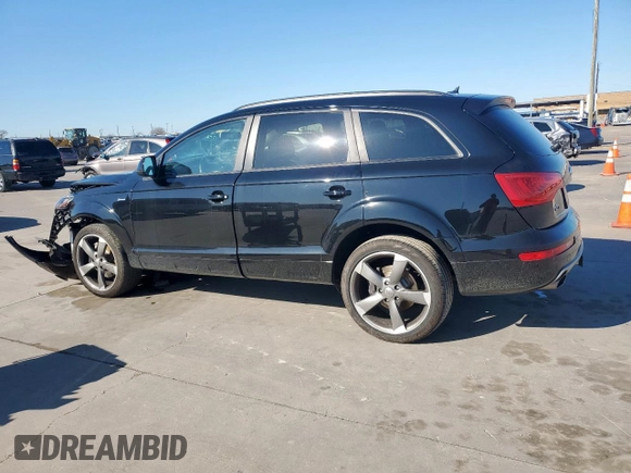 2015 Audi Q7 Premium Plus with VIN WA1LGAFEXFD007003, listed as a Copart auction lot 48522145 with 69,468 mi miles and Salvage Title. Bid and sale history available at DreamBid. Image 2.
