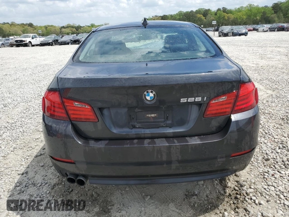 2011 BMW 5 Series 528i with VIN WBAFR1C51BDS36663, listed as a Copart auction lot 51995635 with 112,132 mi miles and Salvage Title. Bid and sale history available at carsss.com. Image 6.
