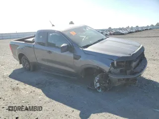 2021 Ford Ranger XL with VIN 1FTER1FH0MLD80962, listed as a Copart auction lot 53288895 with 36,562 mi miles and Salvage title. Bid and sale history available at DreamBid. Image 4.
