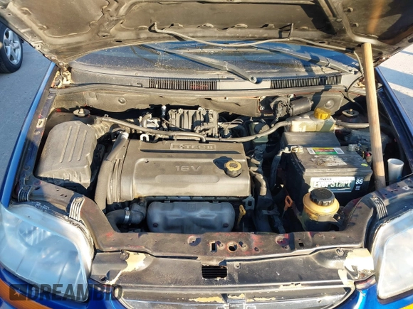 2008 Chevrolet Aveo LS with VIN KL1TD66648B222113, listed as a IAAI auction lot 41384996 with 135,794 mi miles and . Bid and sale history available at DreamBid. Image 10.