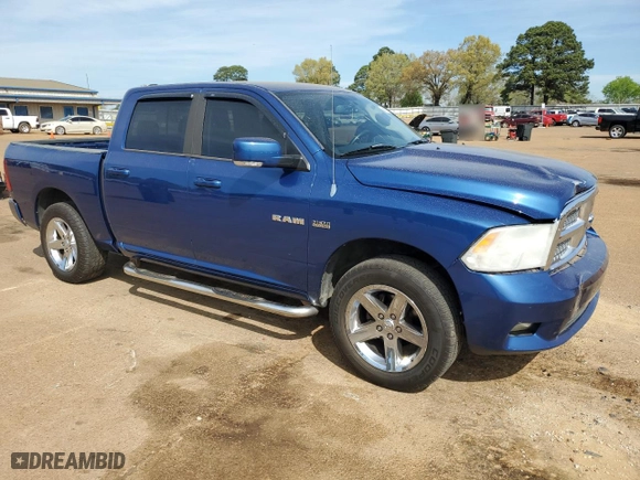 2009 Dodge Ram 1500 SLT with VIN 1D3HB13TX9S756436, listed as a Copart auction lot 50421785 with 143,314 mi miles and Salvage Title. Bid and sale history available at carsss.com. Image 4.