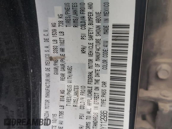 2016 Scion iA z VIN 3MYDLBZVXGY112986, wystawiony jako Copart lot #53967305 z przebiegiem 215 215 mil mil oraz Szkoda całkowita • Salvage title. Historia ofert i sprzedaży dostępna na DreamBid. Obrazek 12.