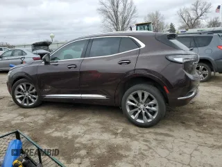 2021 Buick Envision Avenir with VIN LRBFZSR49MD132043, listed as a Copart auction lot 49813925 with 46,142 mi miles and Salvage Title. Bid and sale history available at carsss.com. Image 2.