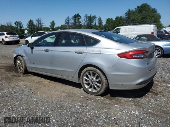 2017 Ford Fusion Hybrid SE with VIN 3FA6P0LU4HR270743, listed as a Copart auction lot 58542505 with 70,837 mi miles and Salvage title. Bid and sale history available at DreamBid. Image 2.