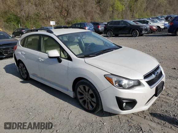2014 Subaru Impreza Wagon 2.0i Sport Premium with VIN JF1GPAL66E8218507, listed as a Copart auction lot 53496635 with 99,453 mi miles and Salvage Title. Bid and sale history available at carsss.com. Image 4.
