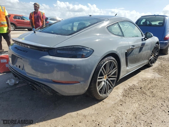 2024 Porsche 718 Cayman GTS 4.0 with VIN WP0AD2A85RK269945, listed as a Copart auction lot 76689544 with 252 miles and Non Repairable. Bid and sale history available at carsss.com. Image 3.