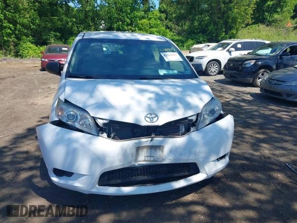 2015 Toyota Sienna L with VIN 5TDZK3DCXFS640245, listed as a IAAI auction lot 42310815 with 76,260 mi miles and . Bid and sale history available at DreamBid. Image 12.