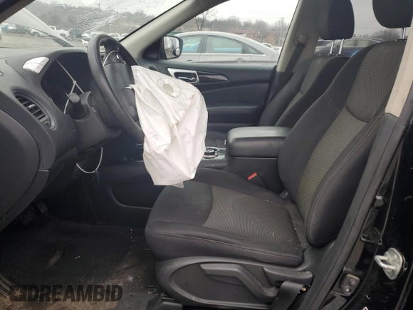 2020 Nissan Pathfinder S with VIN 5N1DR2AM7LC594122, listed as a Copart auction lot 43776665 with 97,761 mi miles and Salvage Title. Bid and sale history available at carsss.com. Image 7.