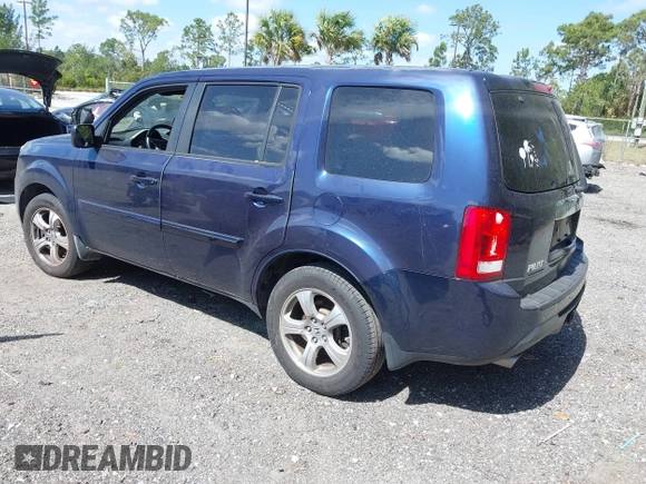 2015 Honda Pilot EX-L z VIN 5FNYF3H57FB014264, wystawiony jako IAAI lot #42126121 z przebiegiem Nie podano mil oraz . Historia ofert i sprzedaży dostępna na DreamBid. Obrazek 3.