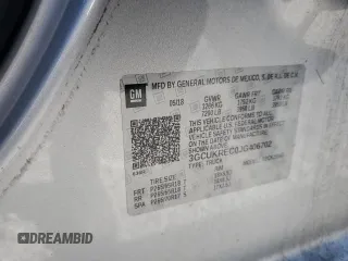 2018 Chevrolet Silverado 1500 LT with VIN 3GCUKREC0JG406702, listed as a Copart auction lot 48888915 with 115,943 mi miles and Salvage Title. Bid and sale history available at carsss.com. Image 12.