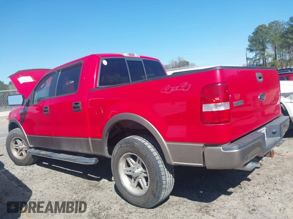 2005 Ford F-150 XLT with VIN 1FTPW14545KB57096, listed as a IAAI auction lot 41756804 with 162,733 mi miles. Bid and sale history available at carsss.com. Image 3.
