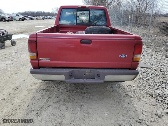 1996 Ford Ranger XLT with VIN 1FTCR14X2TPA10136, listed as a Copart auction lot 50908695 with 116,832 mi miles and Salvage Title. Bid and sale history available at carsss.com. Image 6.