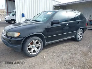 2001 BMW X5 4.4i with VIN WBAFB33531LH22723, listed as a IAAI auction lot 41834755 with 184,082 mi miles. Bid and sale history available at carsss.com. Image 2.