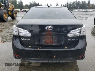 2010 Lexus HS with VIN JTHBB1BA5A2034079, listed as a Copart auction lot 78385944 with 127,518 mi miles and Salvage Title. Bid and sale history available at carsss.com. Image 6.