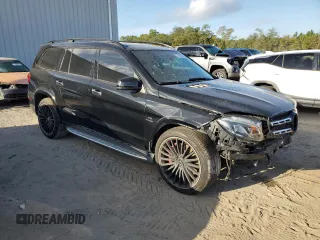 2018 Mercedes-Benz GLS with VIN 4JGDF7FE1JB079594, listed as a Copart auction lot 74465294 with 81,830 mi miles and Clean Title. Bid and sale history available at carsss.com. Image 4.