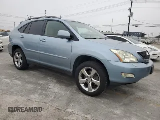 2007 Lexus RX 350 with VIN JTJHK31U872021187, listed as a Copart auction lot 60369145 with 126,093 mi miles and Salvage title. Bid and sale history available at DreamBid. Image 4.