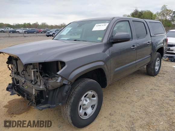 2022 Toyota Tacoma SR with VIN 3TYCZ5AN3NT078324, listed as a IAAI auction lot 42007132 with 35,802 mi miles and . Bid and sale history available at DreamBid. Image 19.