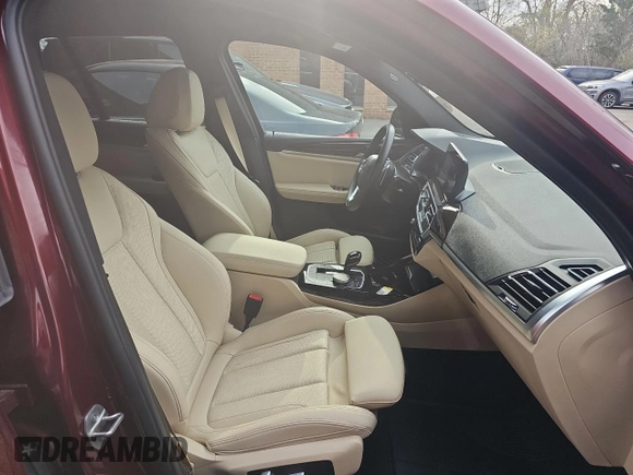 2022 BMW X3 xDrive30i with VIN 5UX53DP09N9N32178, listed as a Copart auction lot 54096015 with 15,970 mi miles and Clean Title. Bid and sale history available at DreamBid. Image 5.