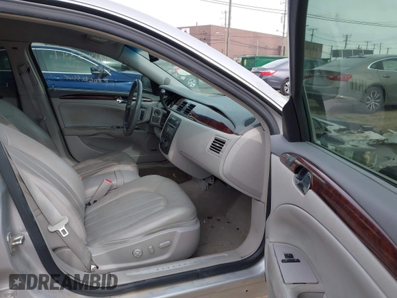 2010 Buick Lucerne CXL with VIN 1G4HC5EM8AU111422, listed as a IAAI auction lot 41485341 with 57,334 mi miles and . Bid and sale history available at DreamBid. Image 5.