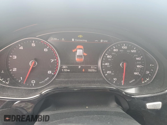 2015 Audi A8 4.0T with VIN WAU32AFD5FN040395, listed as a Copart auction lot 60909515 with 79,379 mi miles and Salvage title. Bid and sale history available at DreamBid. Image 9.