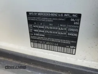2012 Mercedes-Benz GL-Class GL 450 with VIN 4JGBF7BE3CA800164, listed as a Copart auction lot 74740704 with 175,582 mi miles and Clean Title. Bid and sale history available at carsss.com. Image 13.