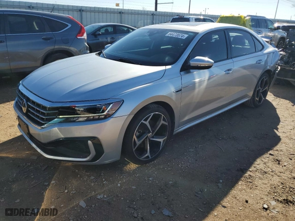 2021 Volkswagen Passat 2.0T R-Line with VIN 1VWMA7A31MC014717, listed as a Copart auction lot 84473574 with 22,971 mi miles and Salvage Title. Bid and sale history available at carsss.com. Image 1.
